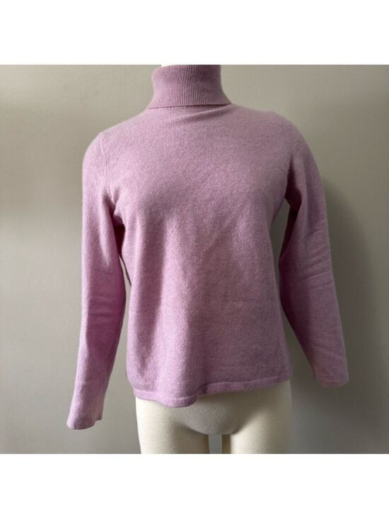 Lord & Taylor Sweaters - Lord & Taylor Light Purple Turtleneck Sweater Cashmere Large